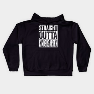 Straight Outta Kindergarten Tshirt Funny Graduation Gift Kids Hoodie